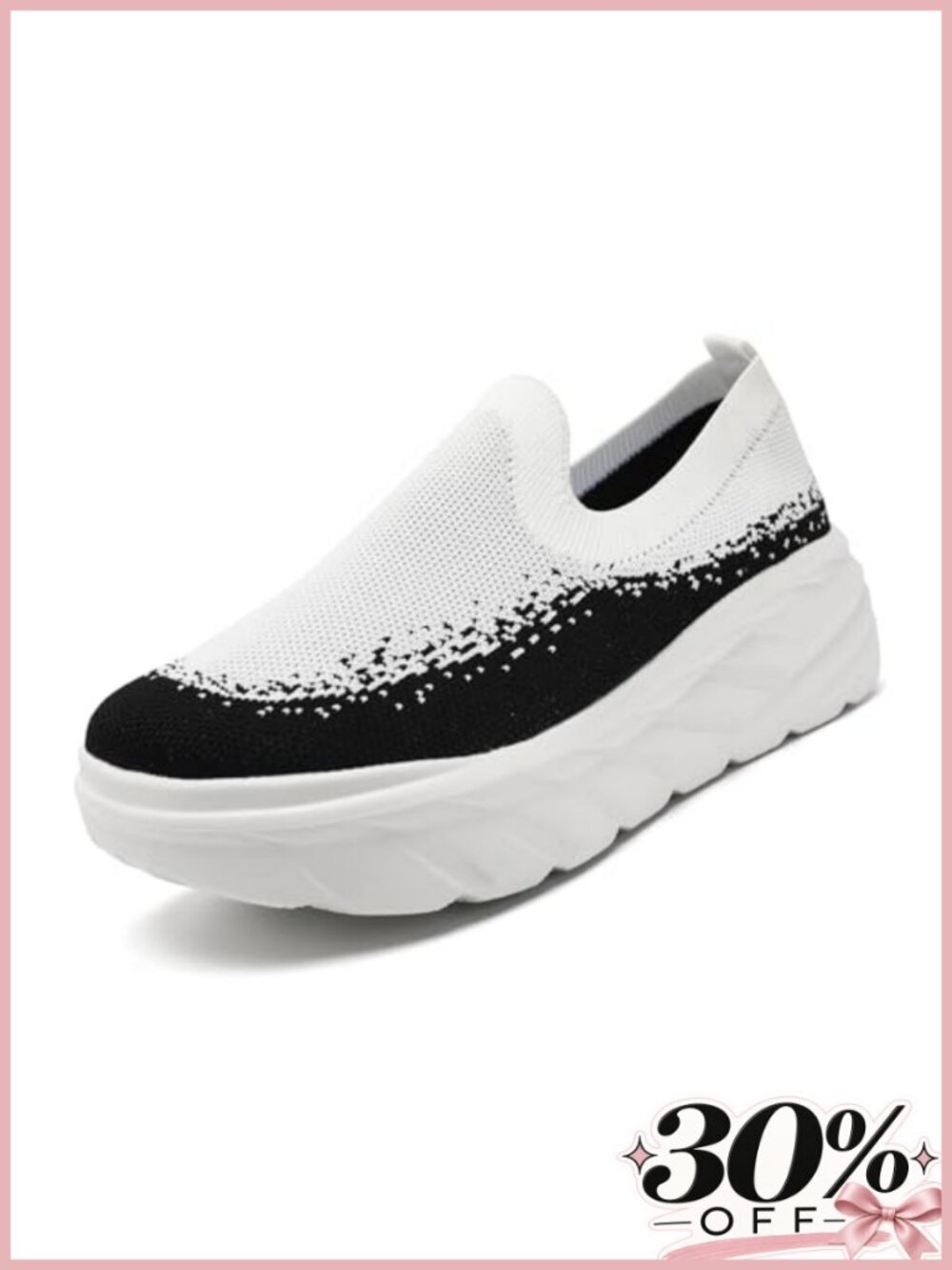 Women's Chunky Platform Sneakers Lightweight Mesh Breathable Hidden Elevator
